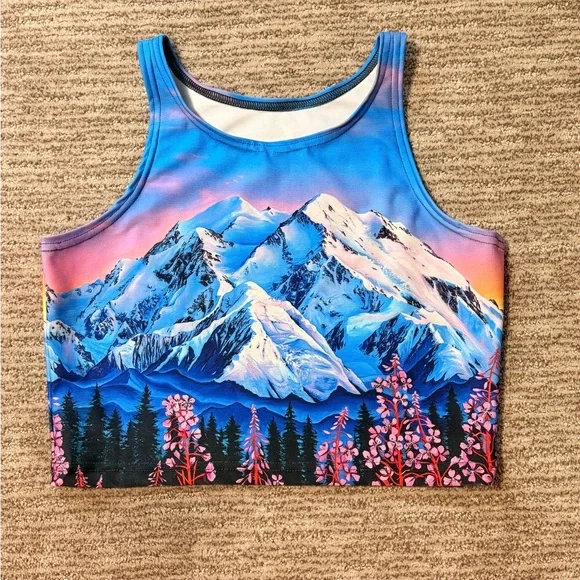 Rachel Pohl Artist Crop Tank Tops - Picture 3 of 8